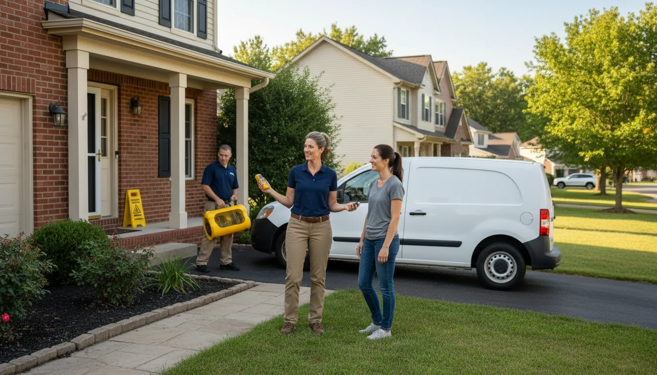 Water restoration image for Emergency Water Damage Restoration in Brookville, IN